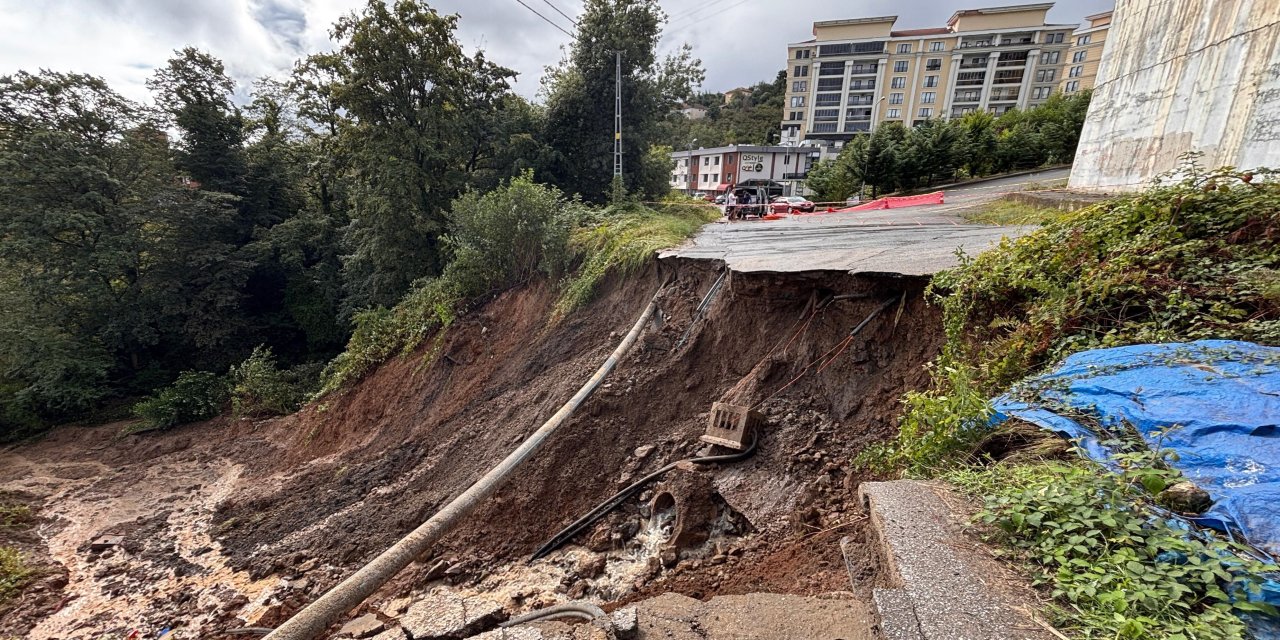 Trabzon'da heyelan: 2 yaralı
