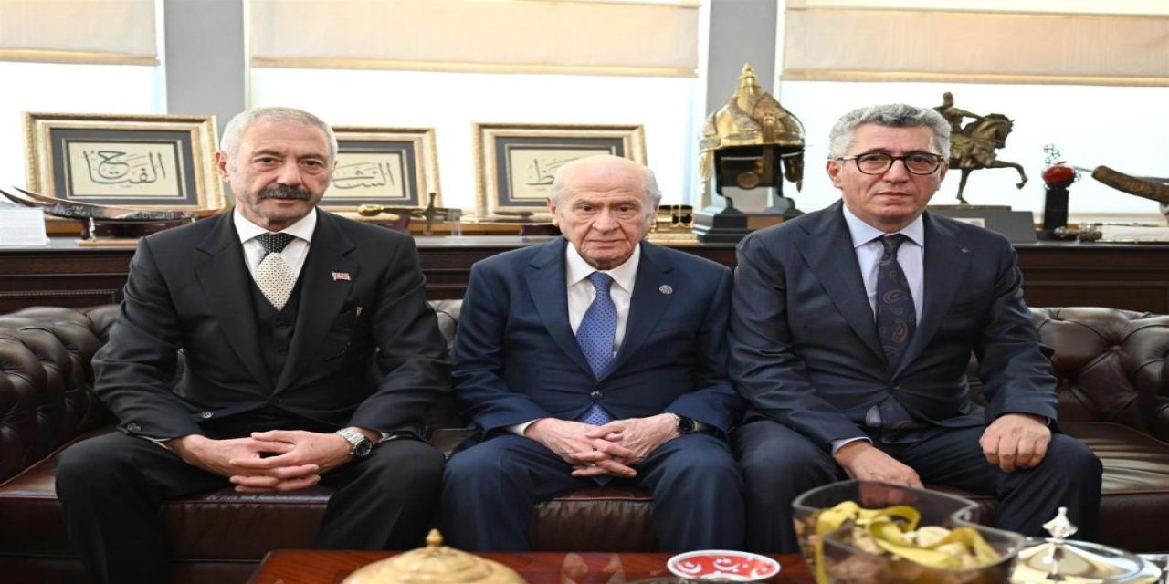Sarallar ve Şahinler ailelerinden MHP Lideri Bahçeli’ye ziyaret