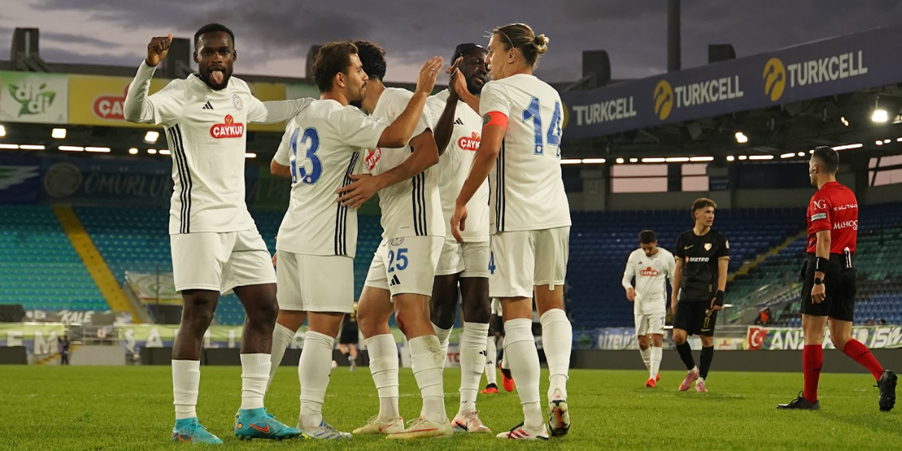 Çaykur Rizespor'dan Boluspor Karşısında 3-0'lık Net Prova