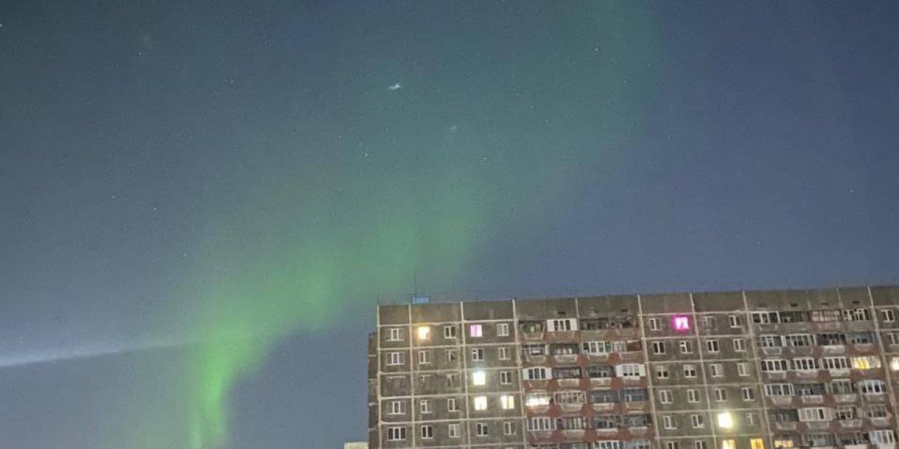 Rusya’da Beliren Kutup Işıkları Fotoğraflandı