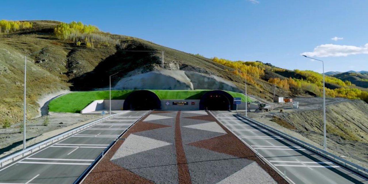Erzurum-Rize Yolu'ndaki 3 bin 105 metrelik Dallıkavak Tüneli açılıyor
