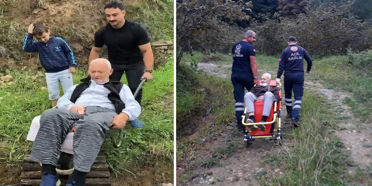 Trabzon'da diyaliz hastasının "yol" çilesi
