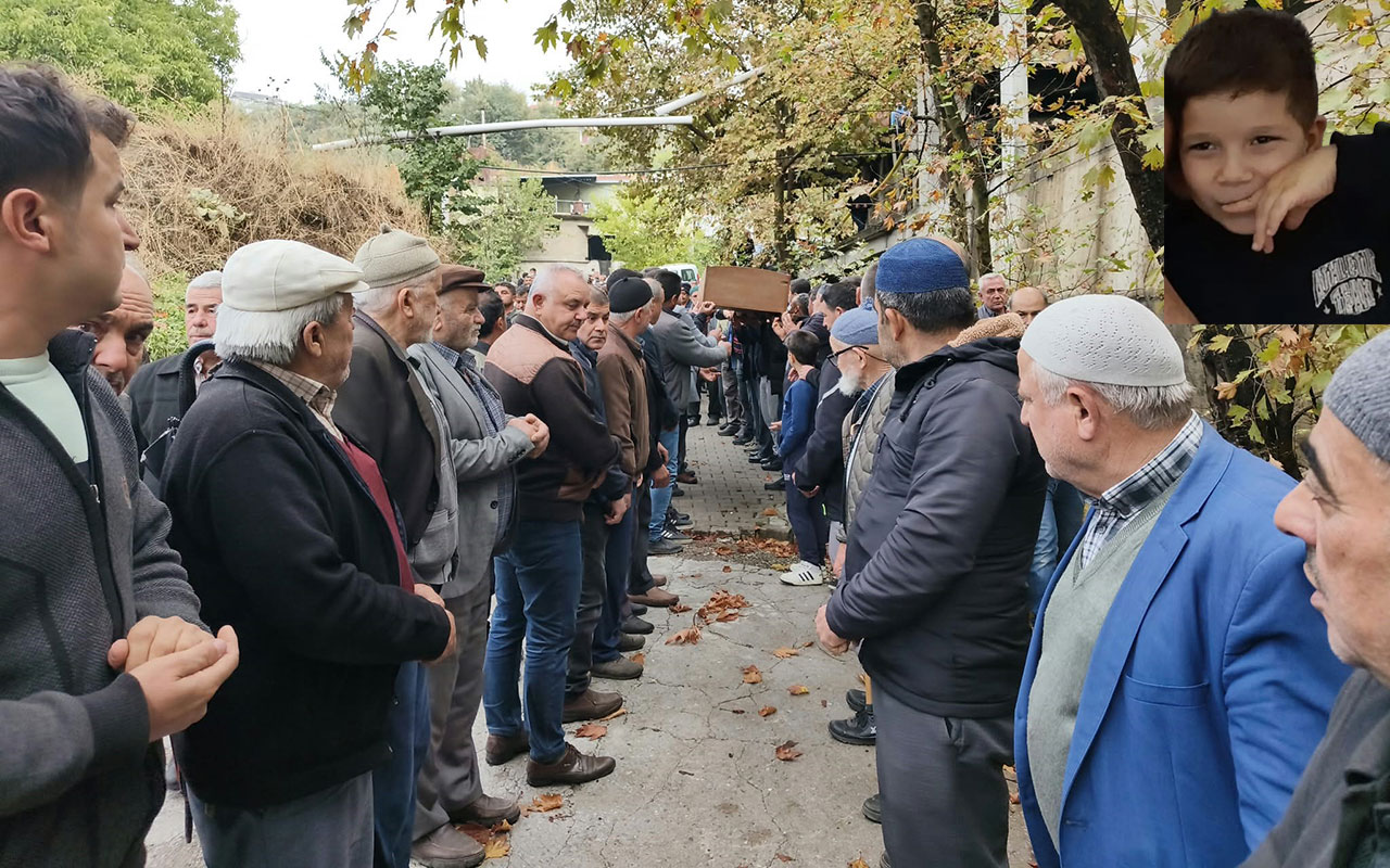 Kalp krizi geçiren 11 yaşındaki Hamza, son yolculuğuna uğurlandı