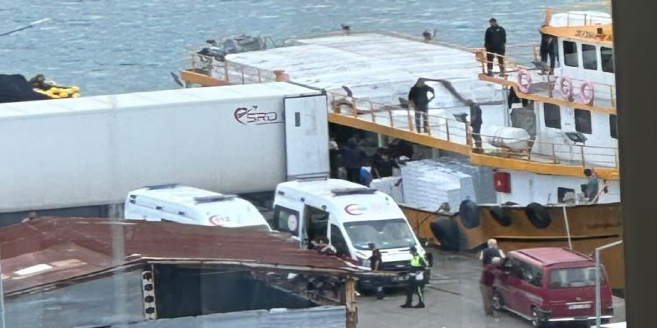 Trabzon'da balıkçı teknesindeki iş kazasında ağır yaralanan balıkçı kurtarılamadı