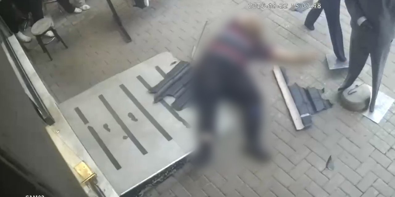 Kediyi kurtarmak isteyen eğitimci yere böyle çakıldı