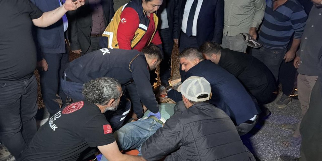 Yaralıya ilk müdahaleyi vali ve milletvekili yaptı
