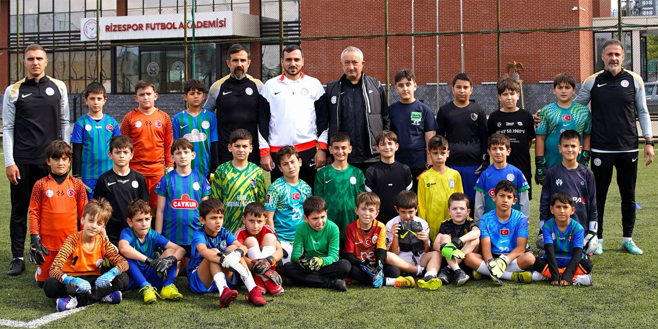 Çaykur Rizespor Futbol Akademisi’nde Geleceğin Eldivenleri Sahaya Çıktı