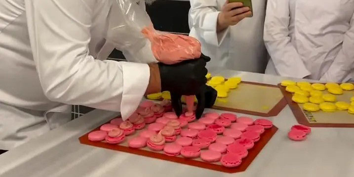 Sinop'ta geleceğin şefleri makaron yapımını öğrendi