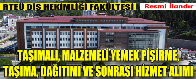 Taşımalı, Malzemeli Yemek Pişirme, Taşıma, Dağıtımı ve Sonrası Hizmet Alımı