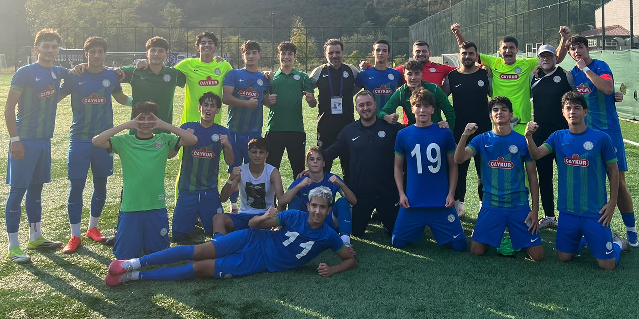 Çaykur Rizespor U17 Ordu'da Şov Yaptı: Zirveye Kuruldu