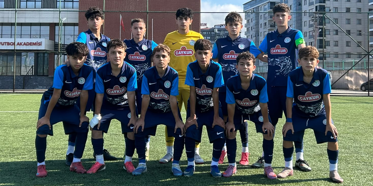 Çaykur Rizespor U14 Evinde Puan Alamadı: 1-3