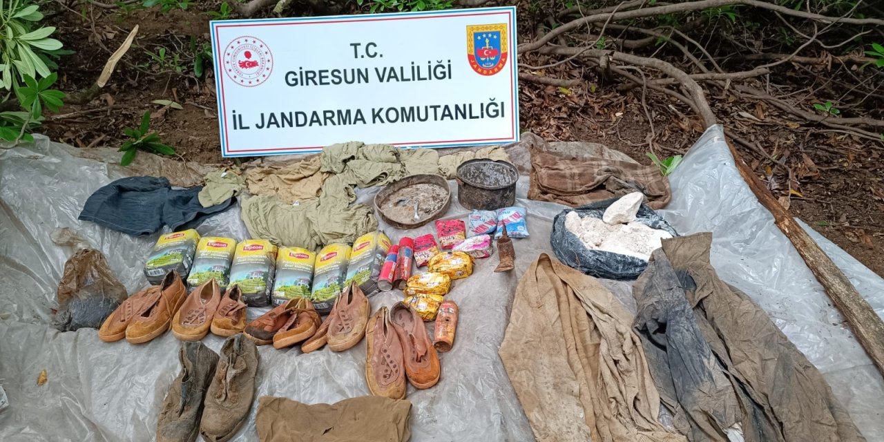 Giresun'da Terör Örgütüne Ait Sığınak Bulundu