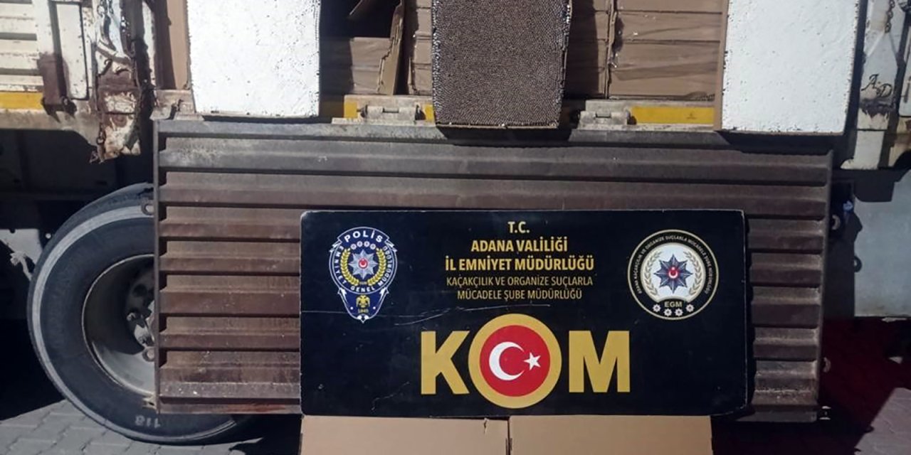 Adana’da Kaçak Sigara Ve Makaron Operasyonu