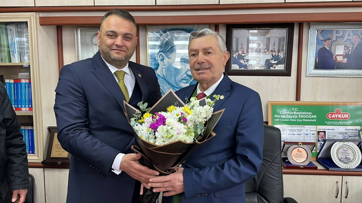 Rize Ziraat Odasında Paliç Görevini Arslan'a Devretti