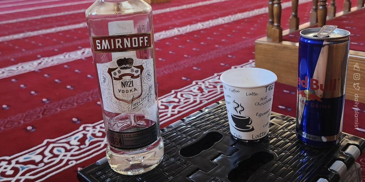 Sosyal Medyada Camide Alkol Şişeli Fotoğraf Paylaşan Kişi Yakalandı