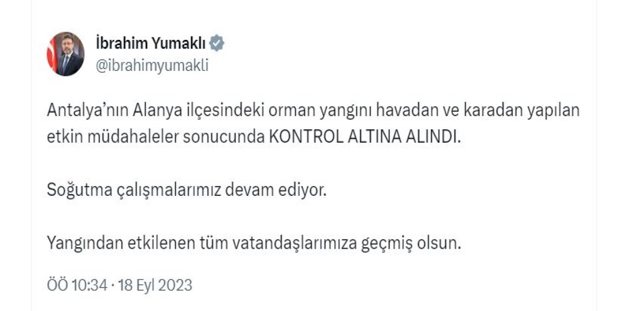 Alanya'daki Orman Yangınında 2'nci Gün (2)