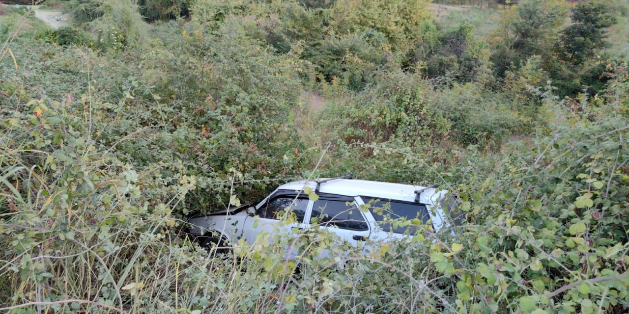 Lastiği Patlayan Otomobil, Şarampole Uçtu: 4 Yaralı