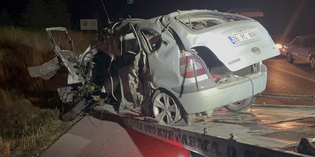 Şarampole Uçan Otomobilin Sürücüsü Öldü