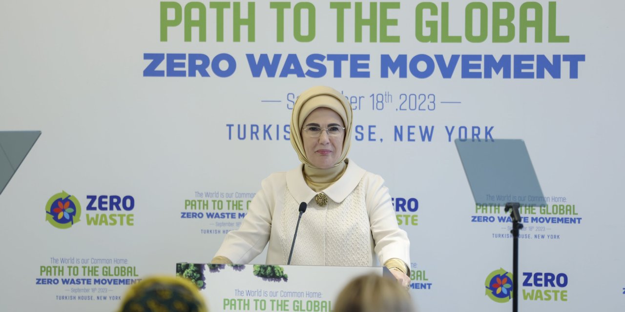 Emine Erdoğan, ‘Küresel Sıfır Atık Hareketine Doğru’ Programına Katıldı