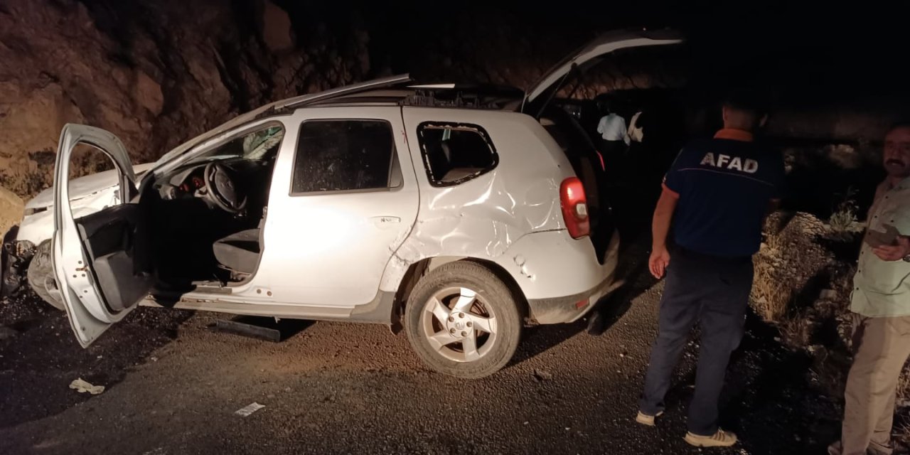 Siirt’te Otomobil Takla Attı: 4 Yaralı