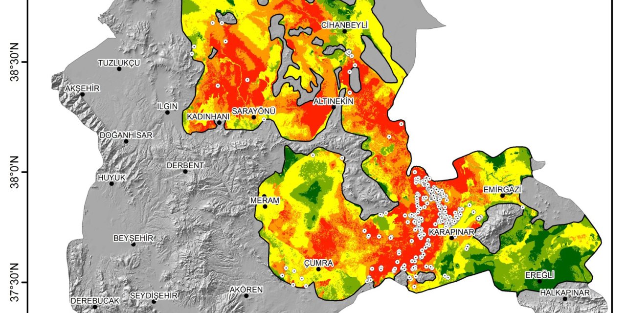 Afad, Yapay Zekayla 'Obruk Duyarlılık Haritası' Oluşturdu
