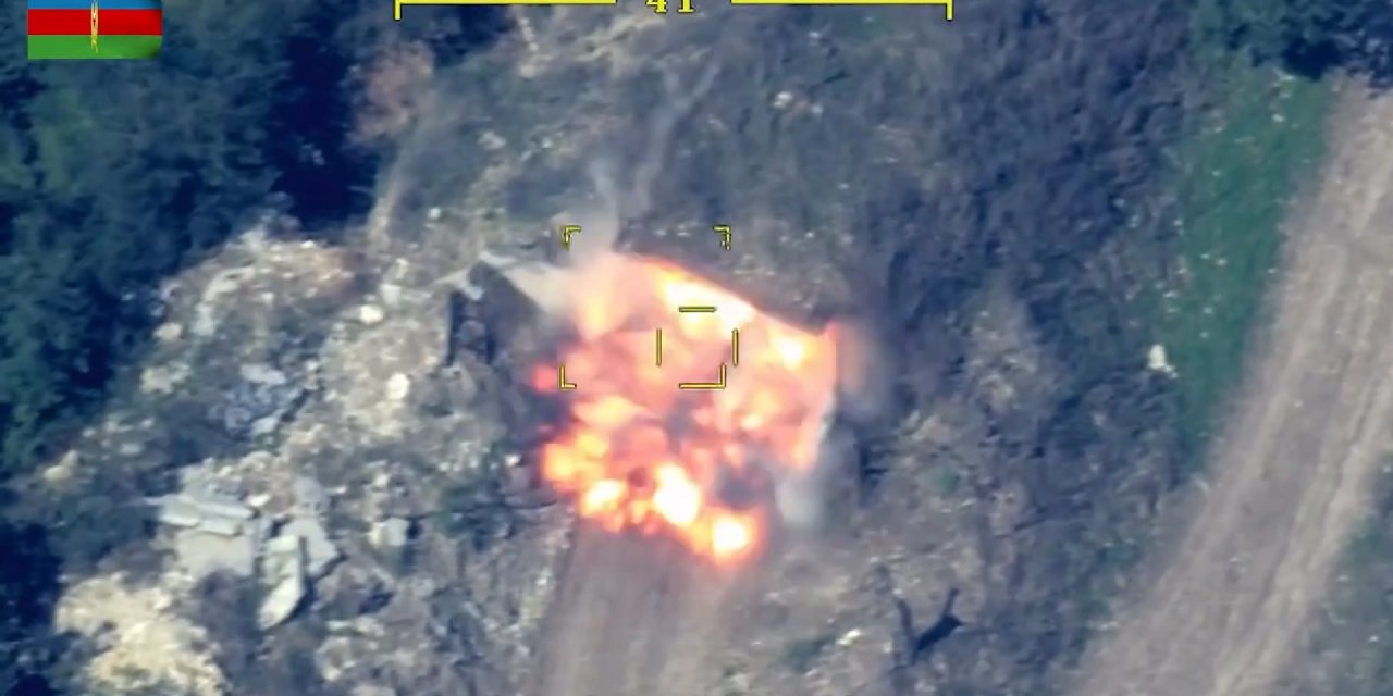 Ermenistan Ordusuna Ait Mühimmat Deposunun Ve Sığınağın İmha Anı