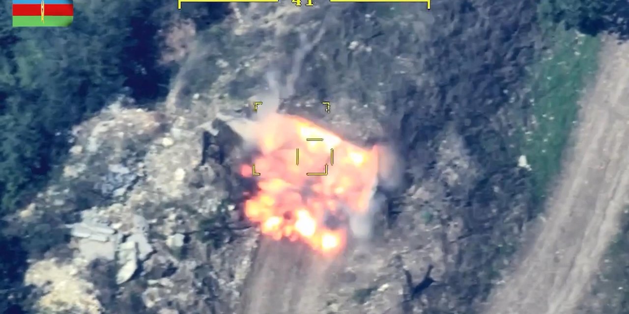 Azerbaycan, Ermenilere Ait Askeri Ekipmanları Hedef Aldı