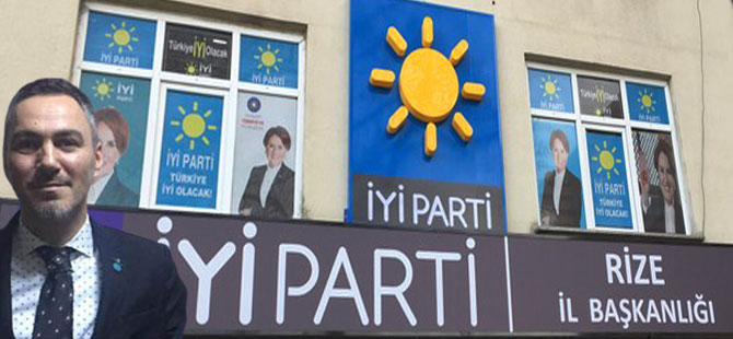 İYİ Parti Rize İl Yönetimi Kurulu Üyesi Erbaşlı İstifa Etti
