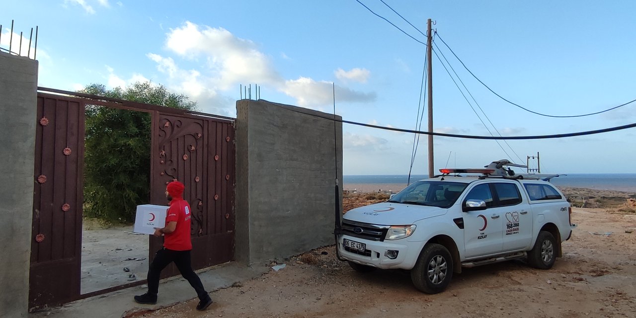 Türk Kızılay 150 Tonu Aşkın Yardım Malzemesini Libya’ya Ulaştırdı