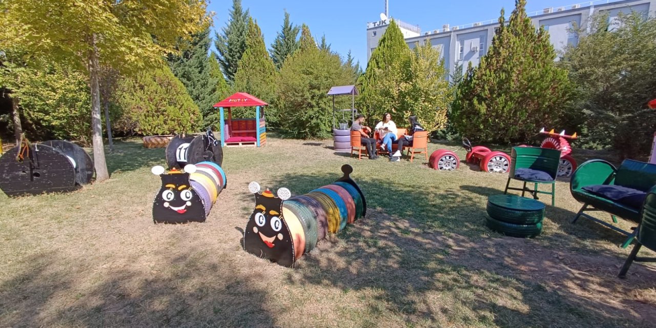 Tjk Elazığ Hipodromu'nda Atık Malzemelerden ‘Geri Dönüşüm Parkı’ Oluşturdu