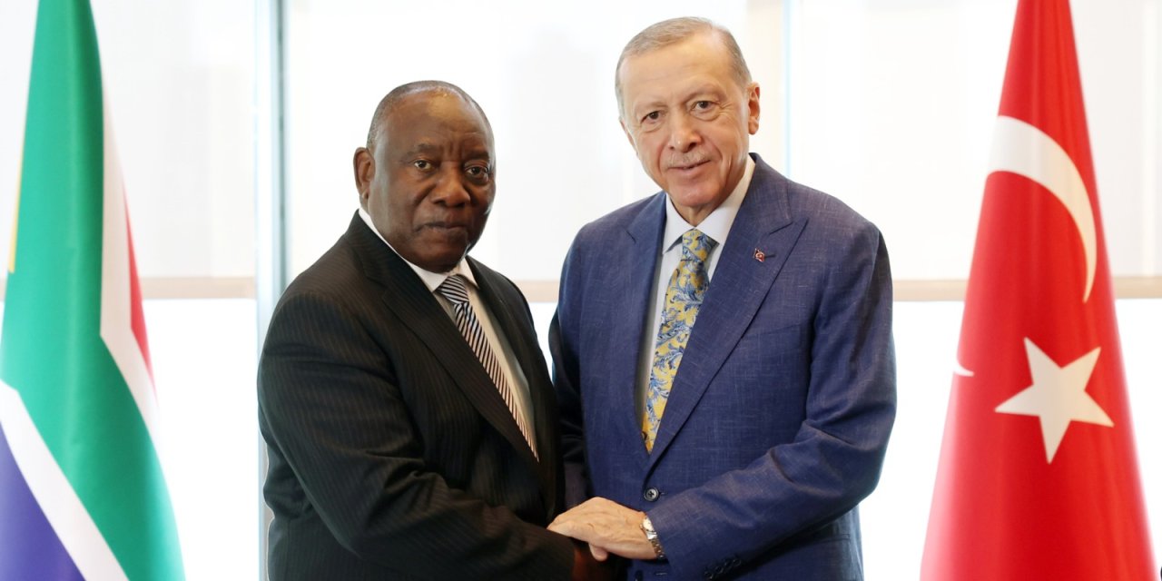 Erdoğan, Güney Afrika Cumhurbaşkanı Ramaphosa İle Bir Araya Geldi