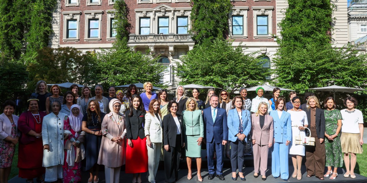 Emine Erdoğan, Jill Biden’ın Ev Sahipliğinde Lider Eşleri İle Bir Araya Geldi