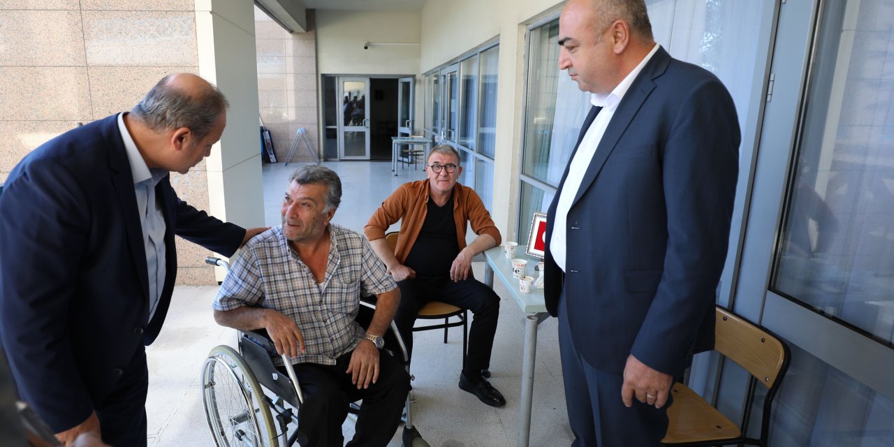 Sağlık-sen Başkanı Doğan, Gazilerle Bir Araya Geldi