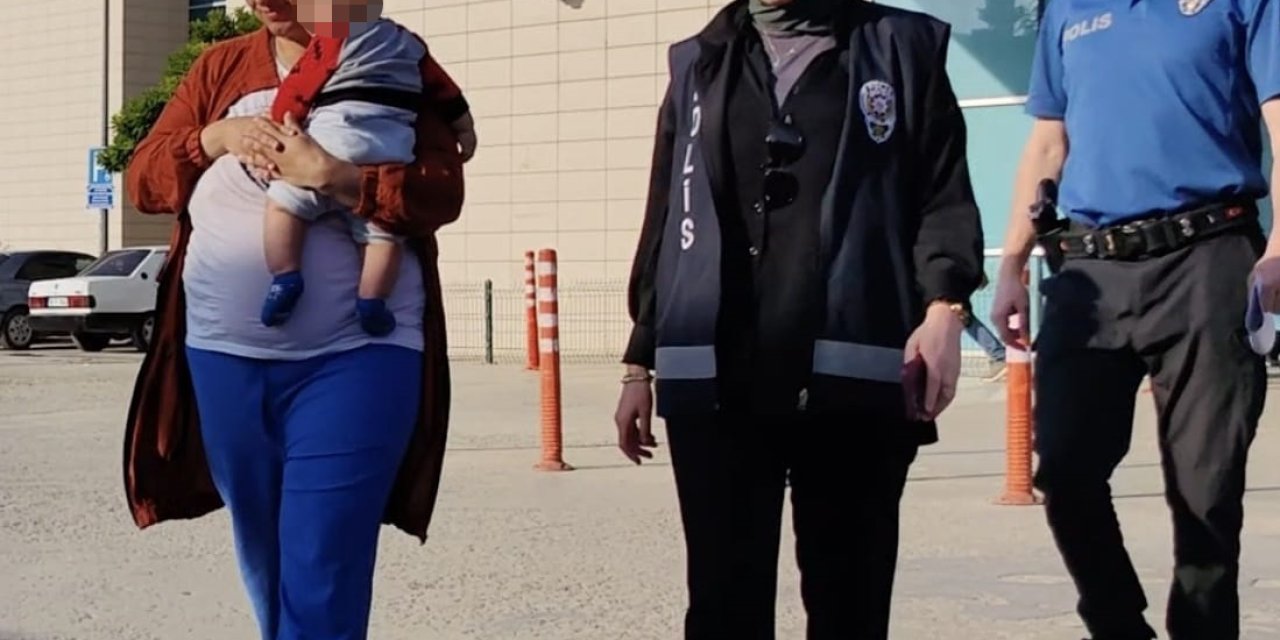 Temizliğe Gittiği Depodaki Eşyaları Çaldı, Kucağında Bebeğiyle Cezaevine Götürüldü