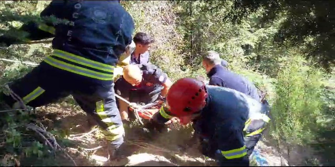 70 Metrelik Uçurumda Bulunan Yaralının Dövülüp Atıldığı İddiası