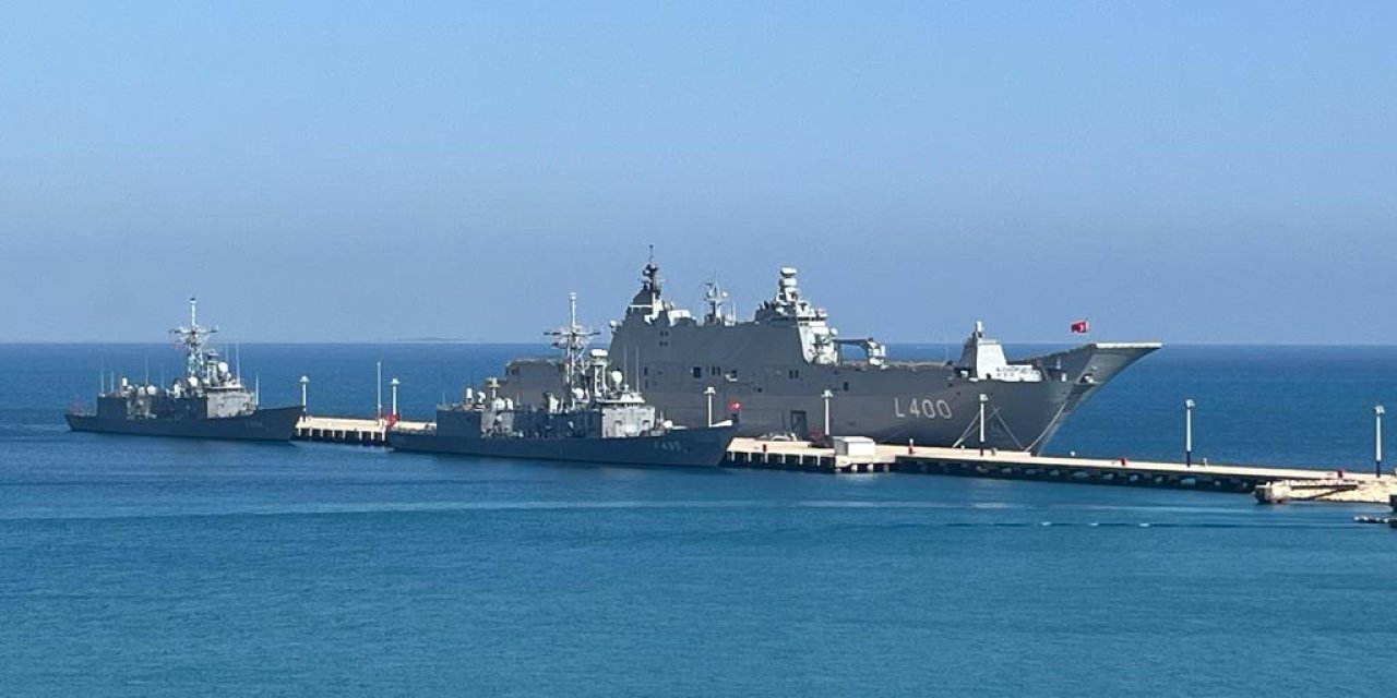 Tcg Anadolu, Test İçin Mersin'de