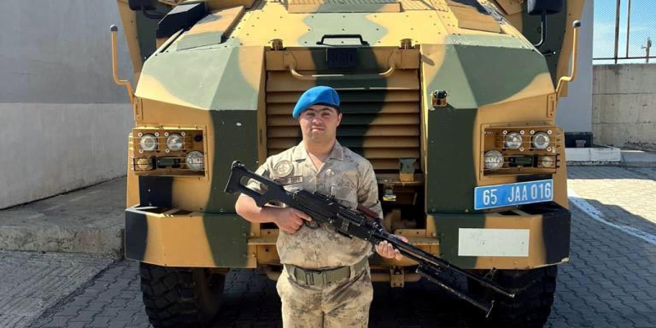 Down Sendromlu Faruk'un Askerlik Hayali Gerçek Oldu