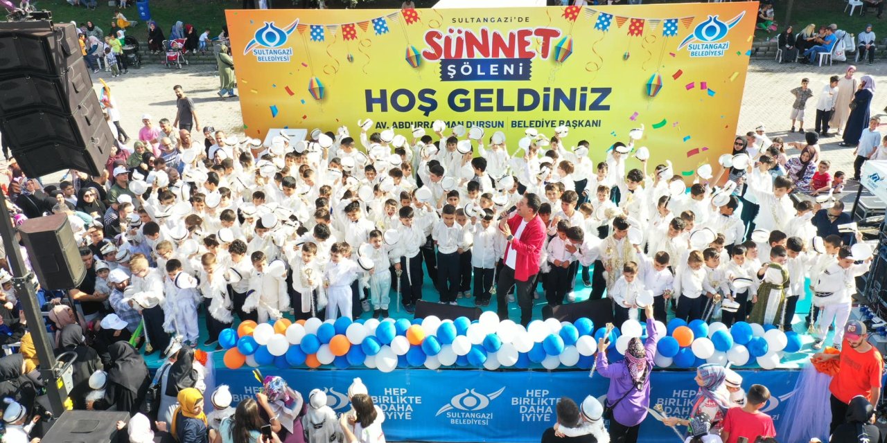 Sultangazi’de Toplu Sünnet Şöleni Yapıldı