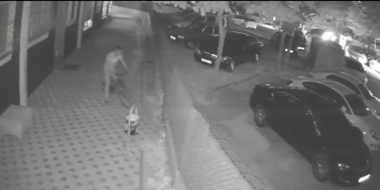 Beylikdüzü'nde Üç Siteden Bisiklet Çalan Şüpheli Kamerada