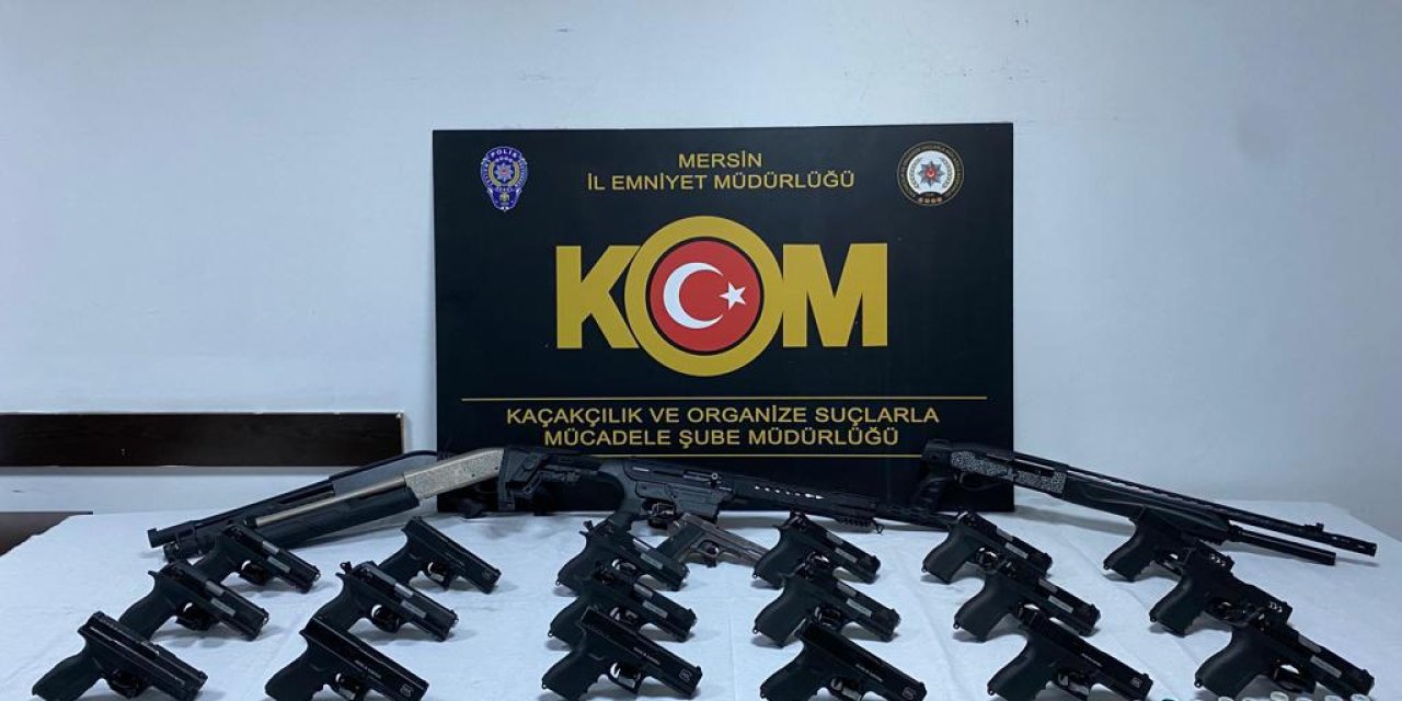 Mersin'de Ruhsatsız Silah Ve Uyuşturucu Operasyonu; 6 Gözaltı
