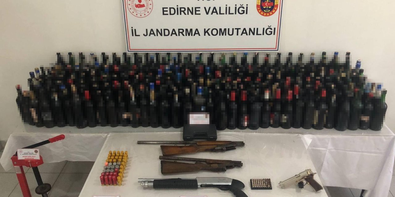 Edirne’de 415 Litre Sahte İçki Ele Geçirildi