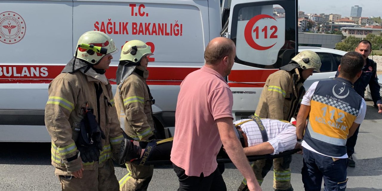 Esenler'de İş Yeri Asansörü Düştü; 4 Yaralı -1