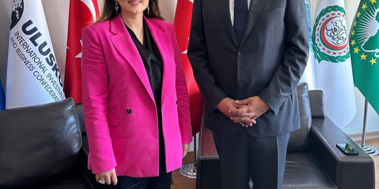 Arap Devletleri Ligi Misyonu Büyükelçisi Hamza, Uluskon’u Ziyaret Etti