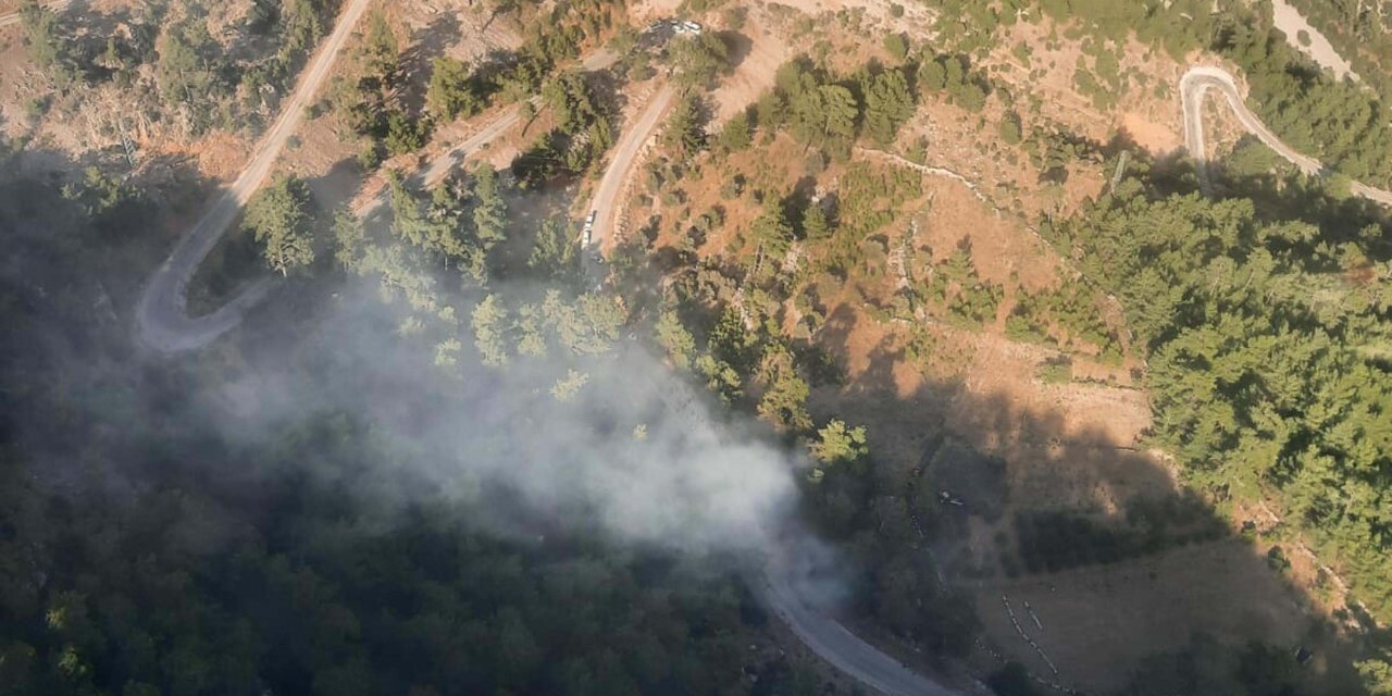 Muğla'da Orman Yangınında 1 Hektar Alan Zarar Gördü