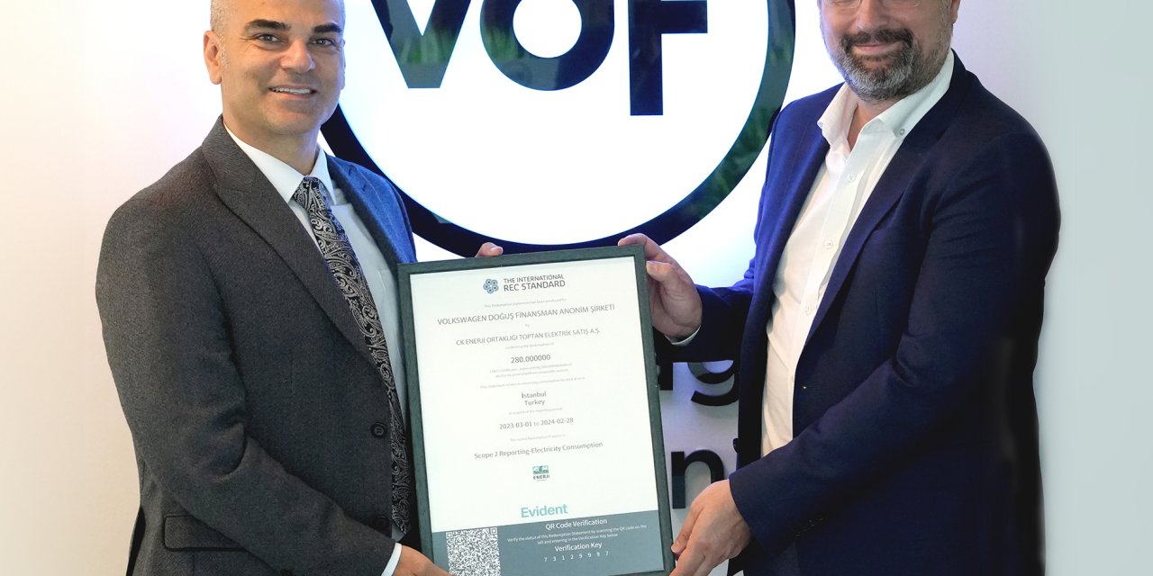Volkswagen Doğuş Finans, Uluslararası Yenilenebilir Enerji Sertifikası Aldı