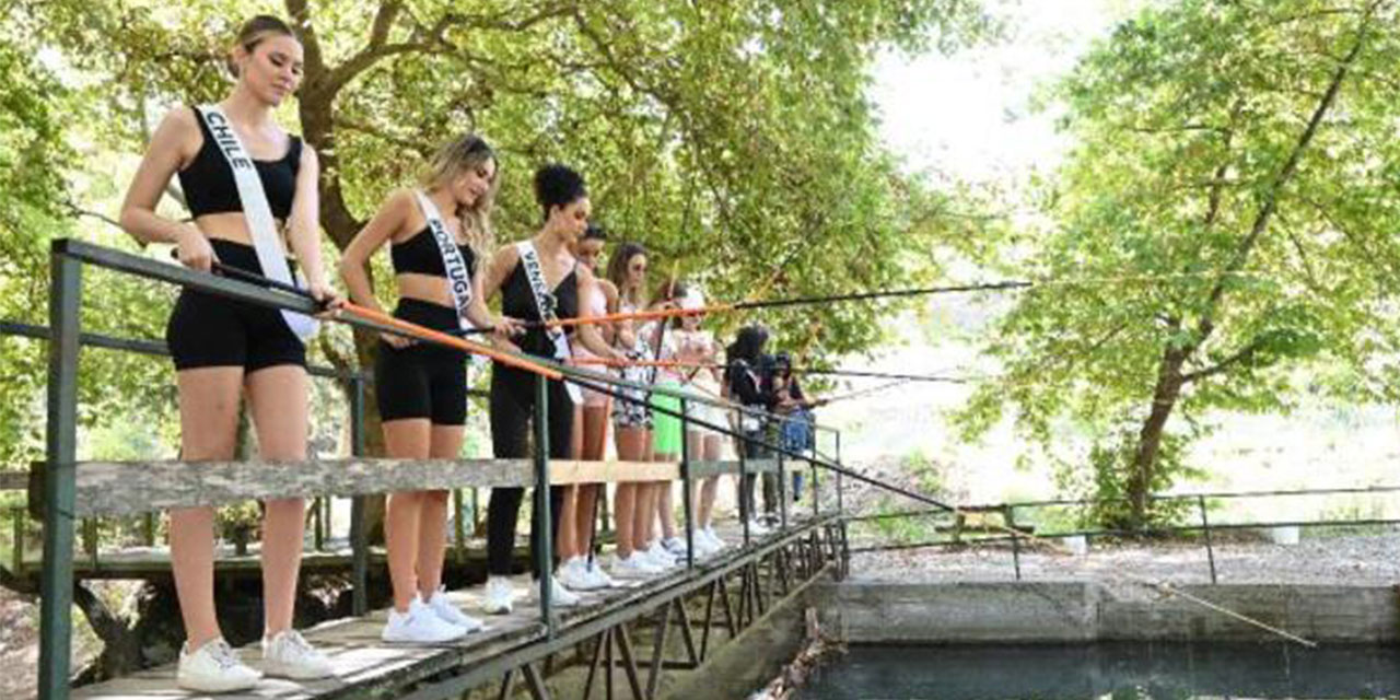 Kraliçe adayları balık tuttu, Tahtalı zirvesine çıktı