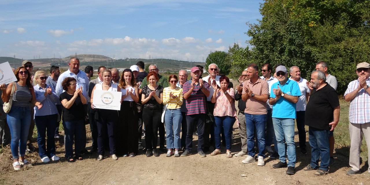 Kocaeli'de Yapılacak Haddehane Ve Çelikhane Tesisine Protesto