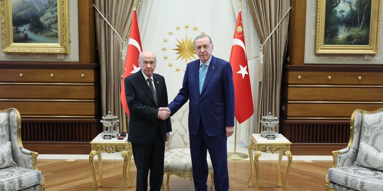 Cumhurbaşkanı Erdoğan, Bahçeli İle Görüştü