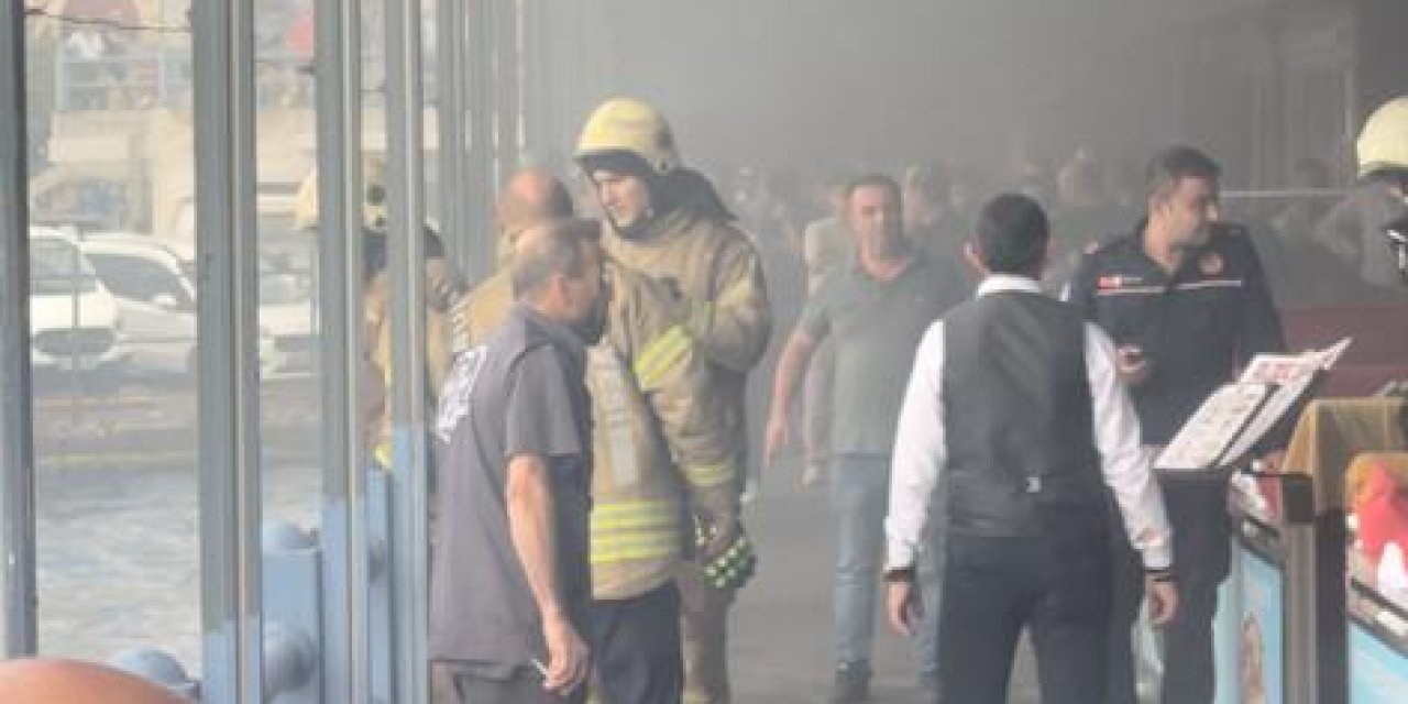 Galata Köprüsü’nde Yangın Paniği