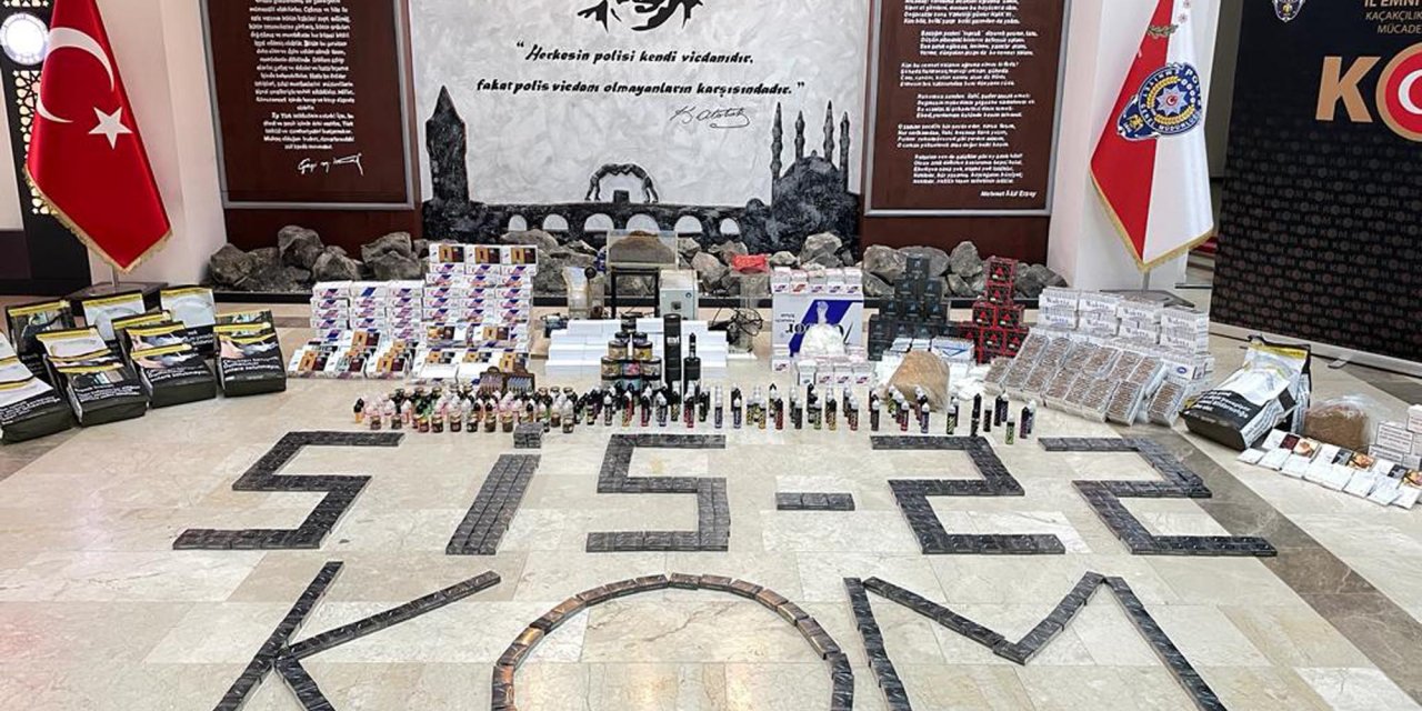 Edirne'de 47 Bin 460 Makaron Ele Geçirildi